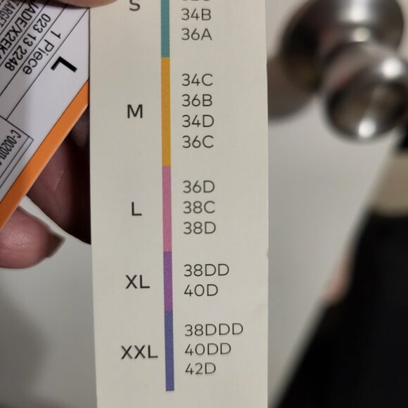 NWT COLSIE PINK BRALETTE SZ L - Picture 5 of 8